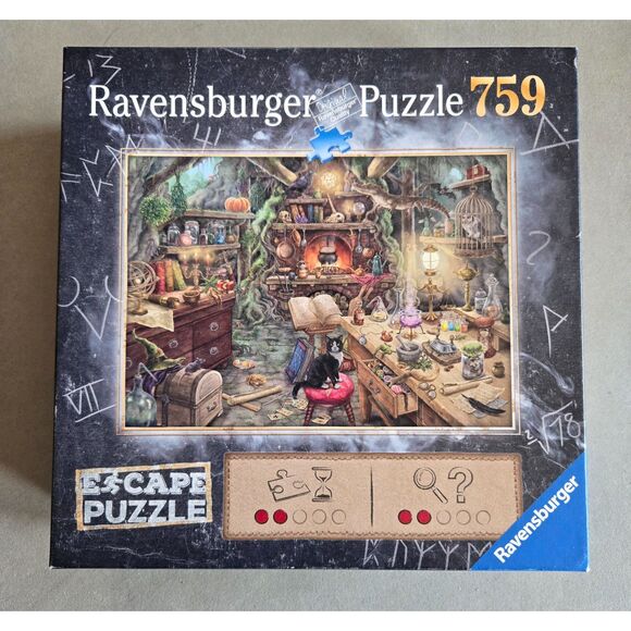 Ravensburger Escape Puzzle Witches Kitchen 759 pc Ute ThoniBen 2021 Complete - Picture 1 of 4